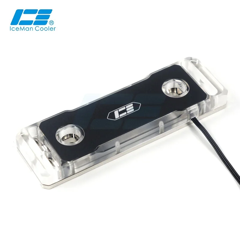 IceManCooler 4 Channels Memory Copper Water Block For Computer Water Cooling RAM Cooler ,Included Thermal Pad,aRGB 5V