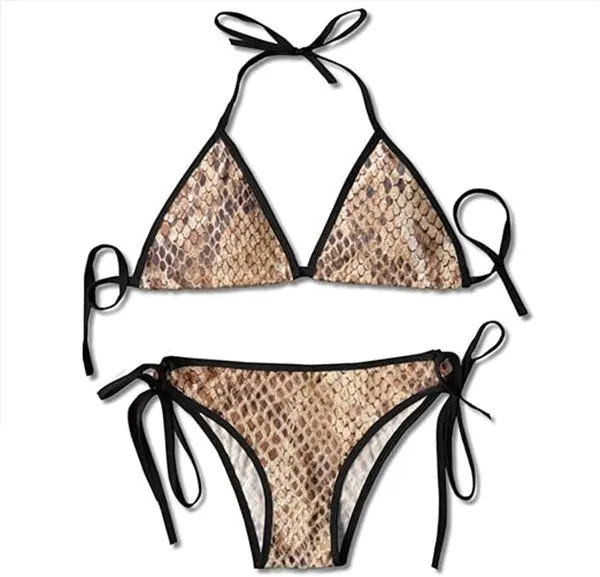 

New Fashion 3D Printing Swimsuit Women Sexy Two Pieces Low Waist Halter Bathing Suits Beach Bikini Surprise Gift Sex Bikini