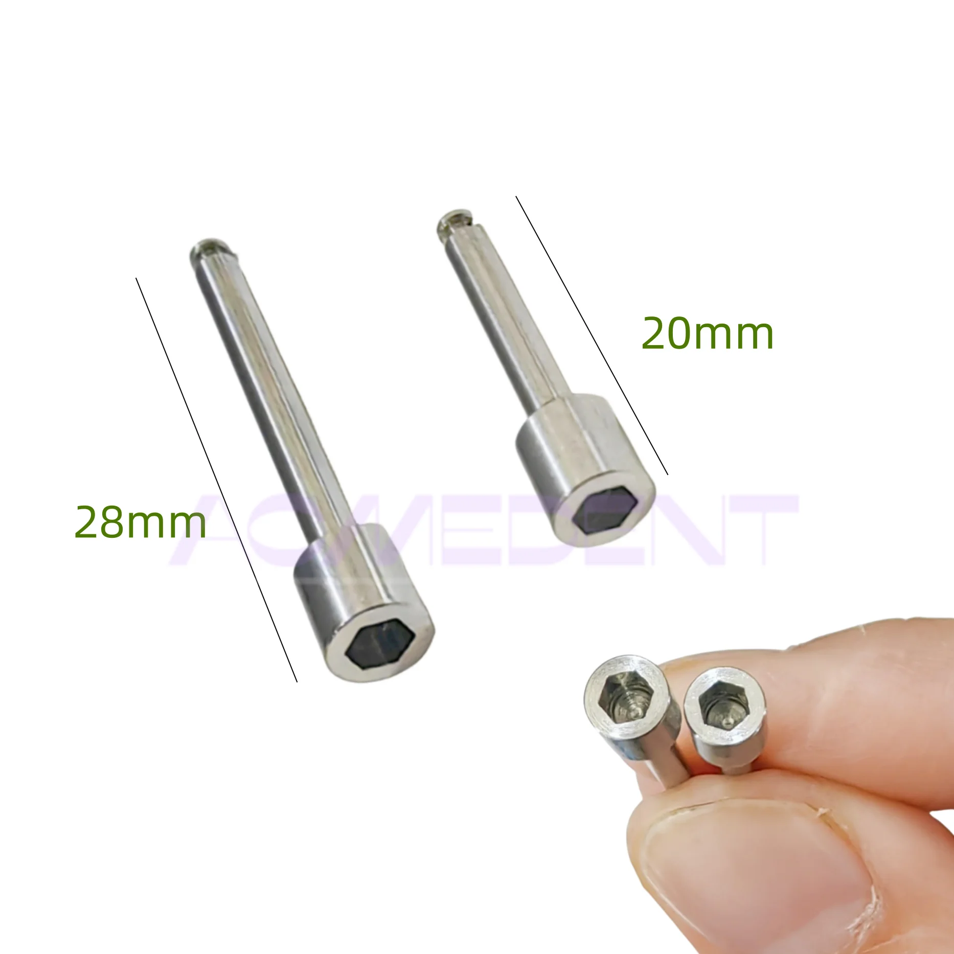 

2Pieces Dental Micro Screws Key Driver for ∅2.5mm Mini Implants Tools Self DrillingDrilling Handpiece