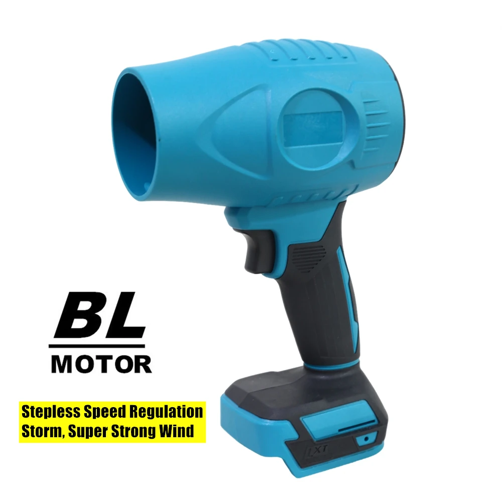 

2000W Brushless Turbo Fan Violent Fan Thrust Leaf Blower Stepless Speed High Power Handheld Mini Jet Fan for Makita Battery