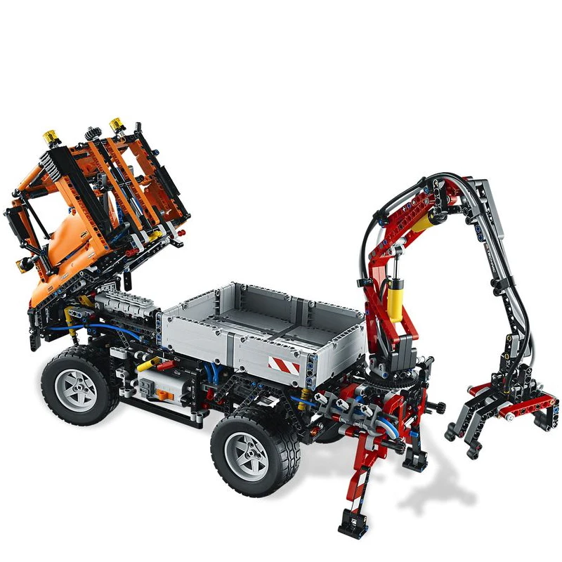 MOC-8110 High-tech Truck Crane Tractor Building Blocks Remote Control Vehicles Automotive Building Blocks Educational Toys Gifts