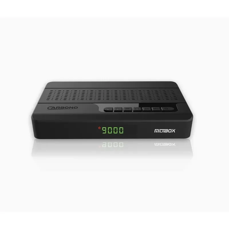 Miuibox Carbono DVB-S2 Satellite Receiver with IKS and SKS H.265 Miuibox Carbono Receiver