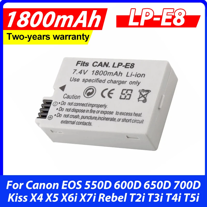1-Pack 1800Mah LP-E…