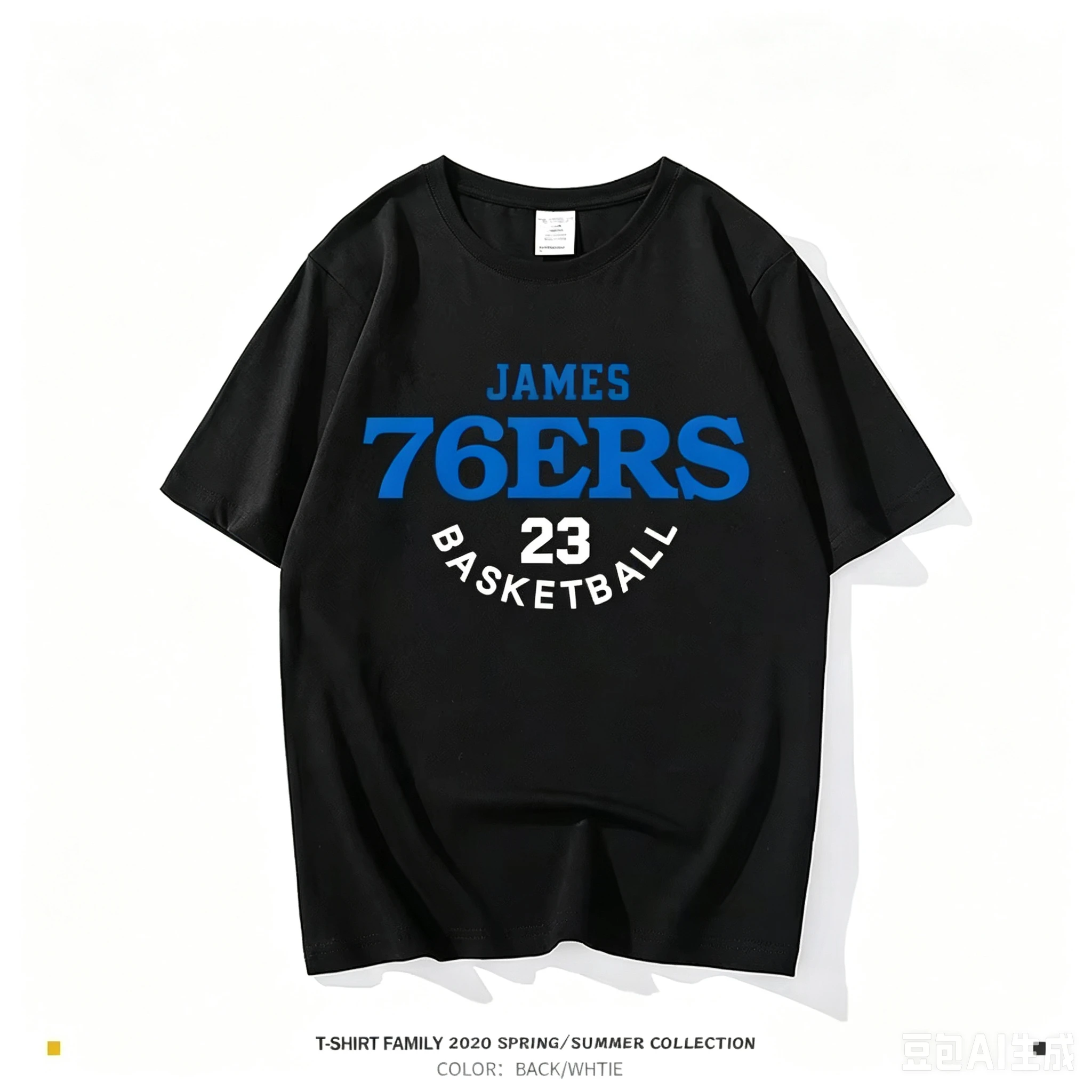 2026 New James Philadelphia 76ers 23 Basketball T-shirt Philadelphia Fans Cotton Sports Casual Short Sleeve Tee