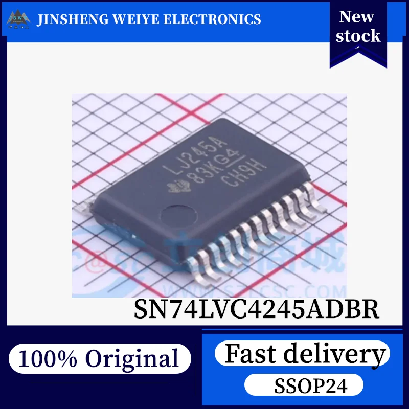 

(10/50 pieces) SN74LVC4245A SN74LVC4245ADBR LJ245A SSOP24 Octal Bus Transceiver, 100% Original, In Stock, Fast Shipping