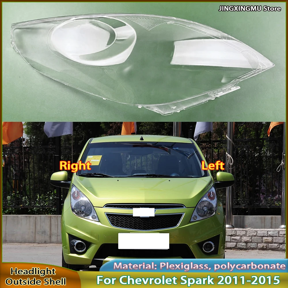 

Headlamp Cover For Chevrolet Spark 2011 2012 2013 2014 2015 Headlight Shell Transparent Lens Replace Original Lampshade