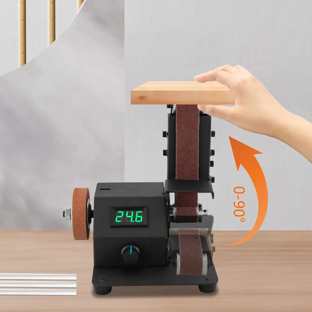 Elektrischer Mini-Bandschleifer zum Selbermachen, 350 W, für die Messerherstellung,