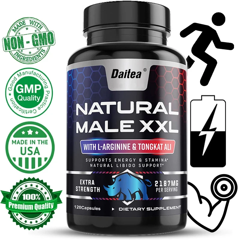 

Sports Nutrition Supplement - Contains Calcium Maca and Ginseng, 2187 Mg, Supports Energy and Endurance