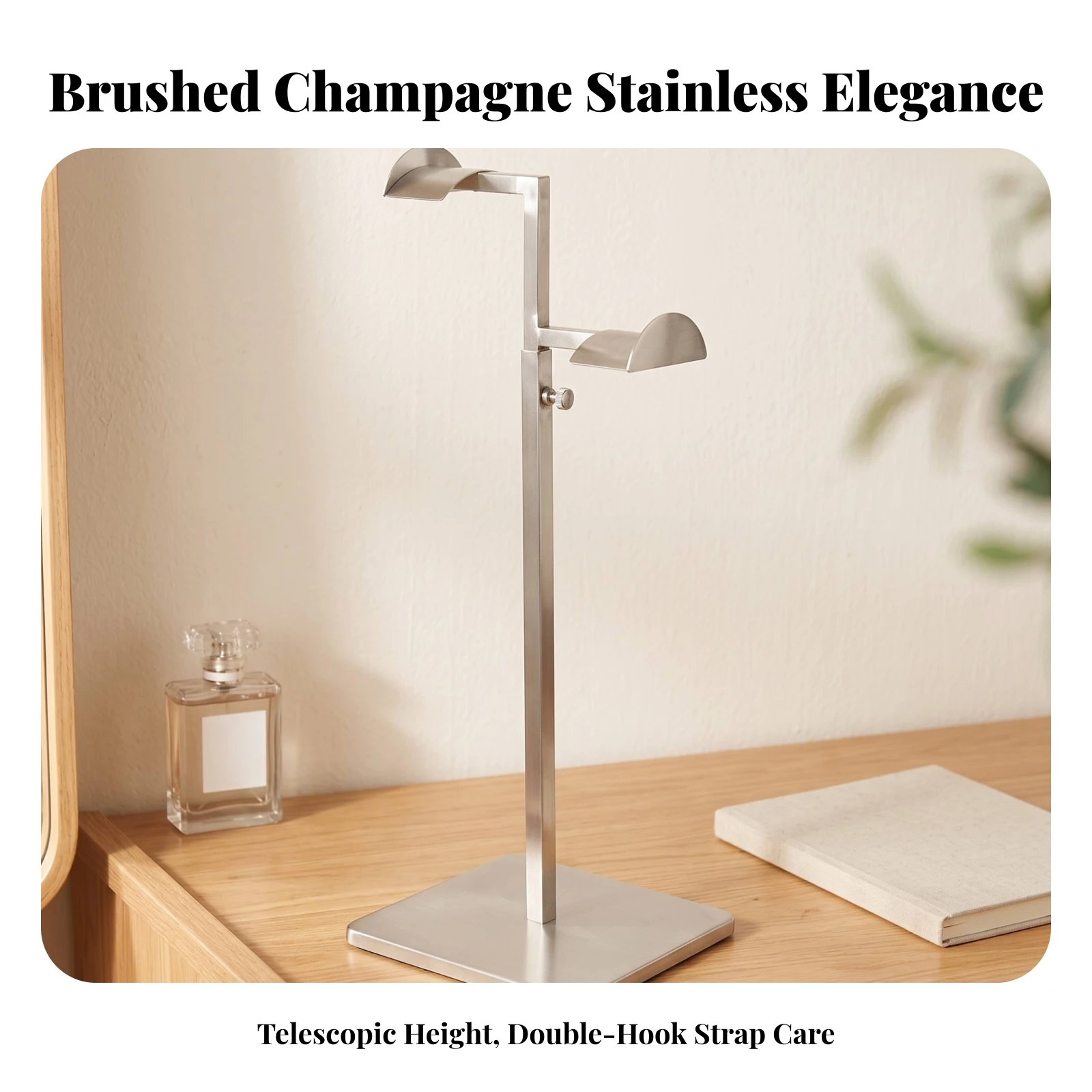 Handbag Display Stand Metal Purse Display Stand Brushed Easy to Clean for Retailers, Boutique, Retail Store