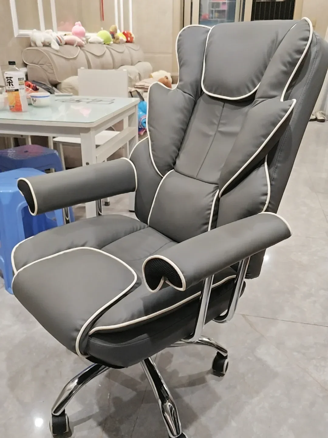 Gaming Chair Boys Comfortable Sedentary Home Computer Game Sofa Office Study Backrest Reclining