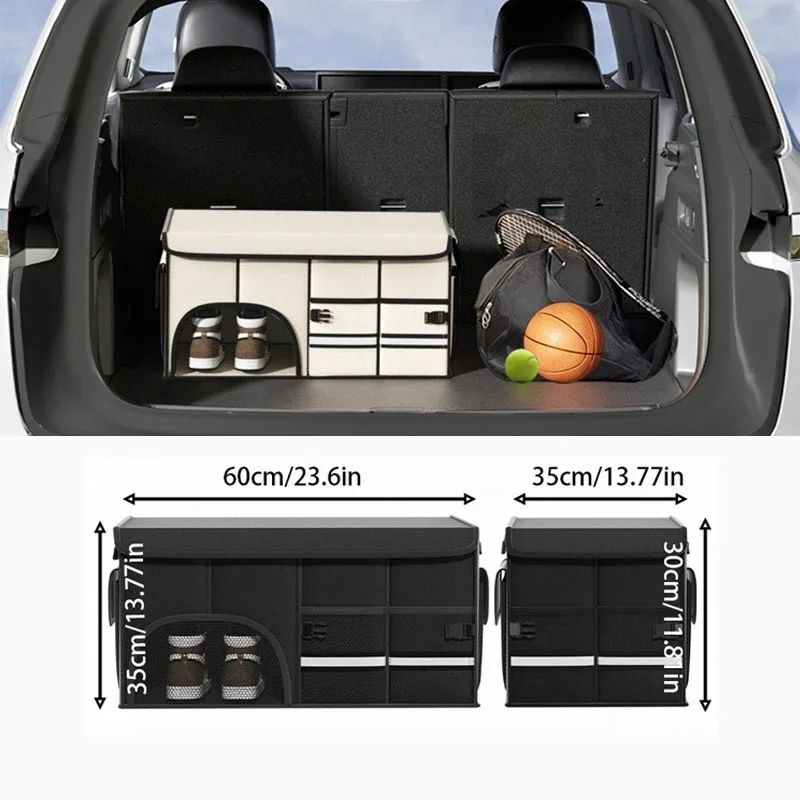 Car Glove Compartment, Car Organizer, Car Foldable Storage Box, Trunk, Oxford Cloth Storage Box