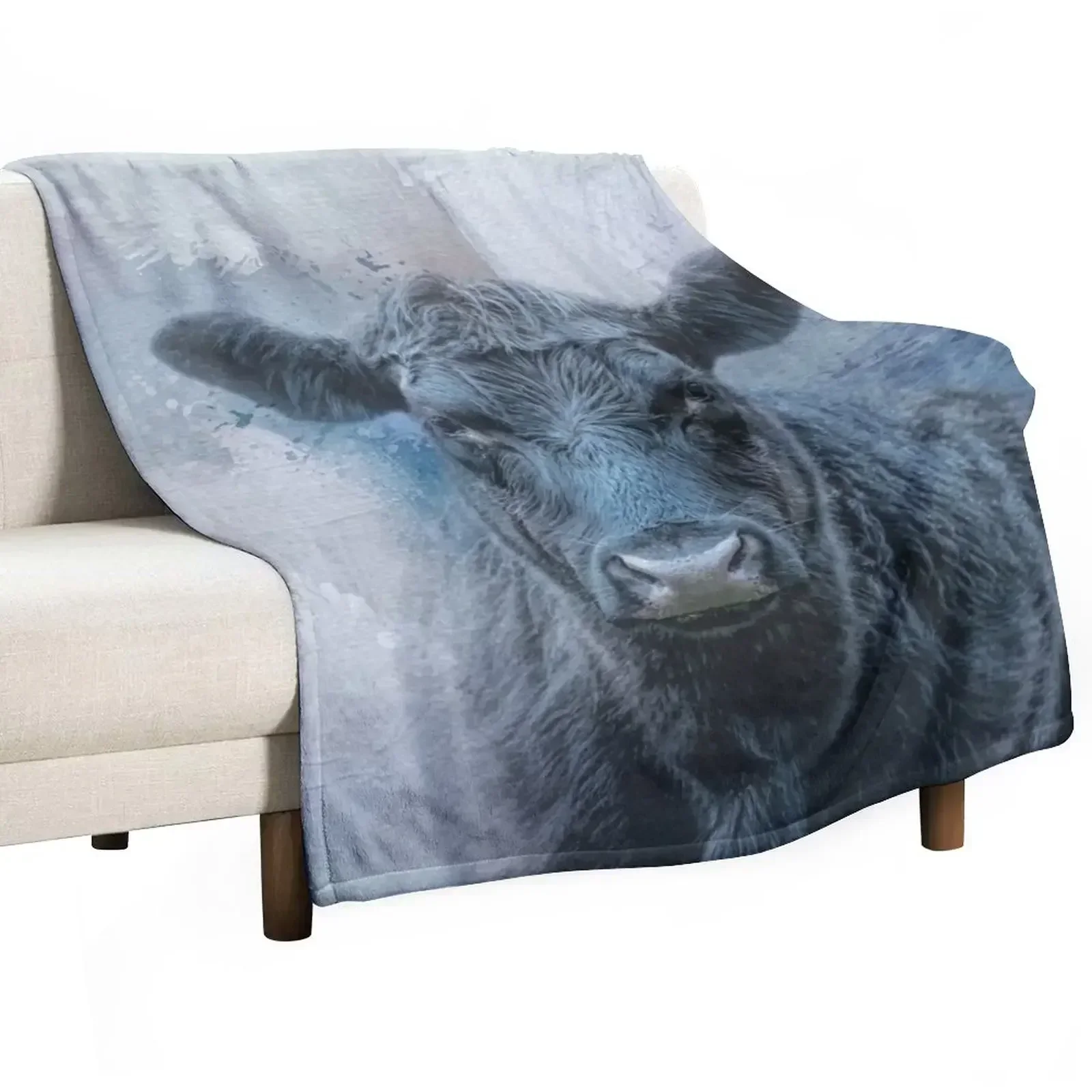 

Black Aberdeen Angus One Throw Blanket Hairys Thermal Cute Personalized Gift Blankets