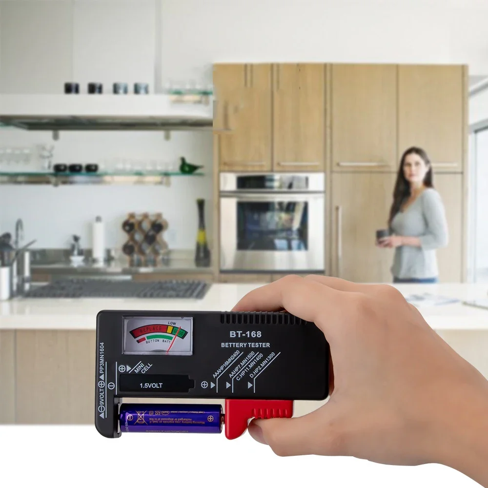 New Pointer Type Battery Tester Battery Capacity Meter Power Detector Battery Capacity Detector Capacitance Diagnostic Tool