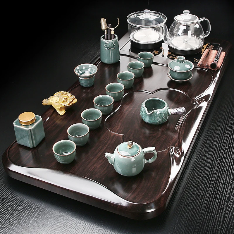 

Роскошные деревянные подносы для чая, аксессуары, деревянные тарелки для еды, винтажный нерегулярный поднос для чая, офисная гостиная, посуда Bandeja Madera