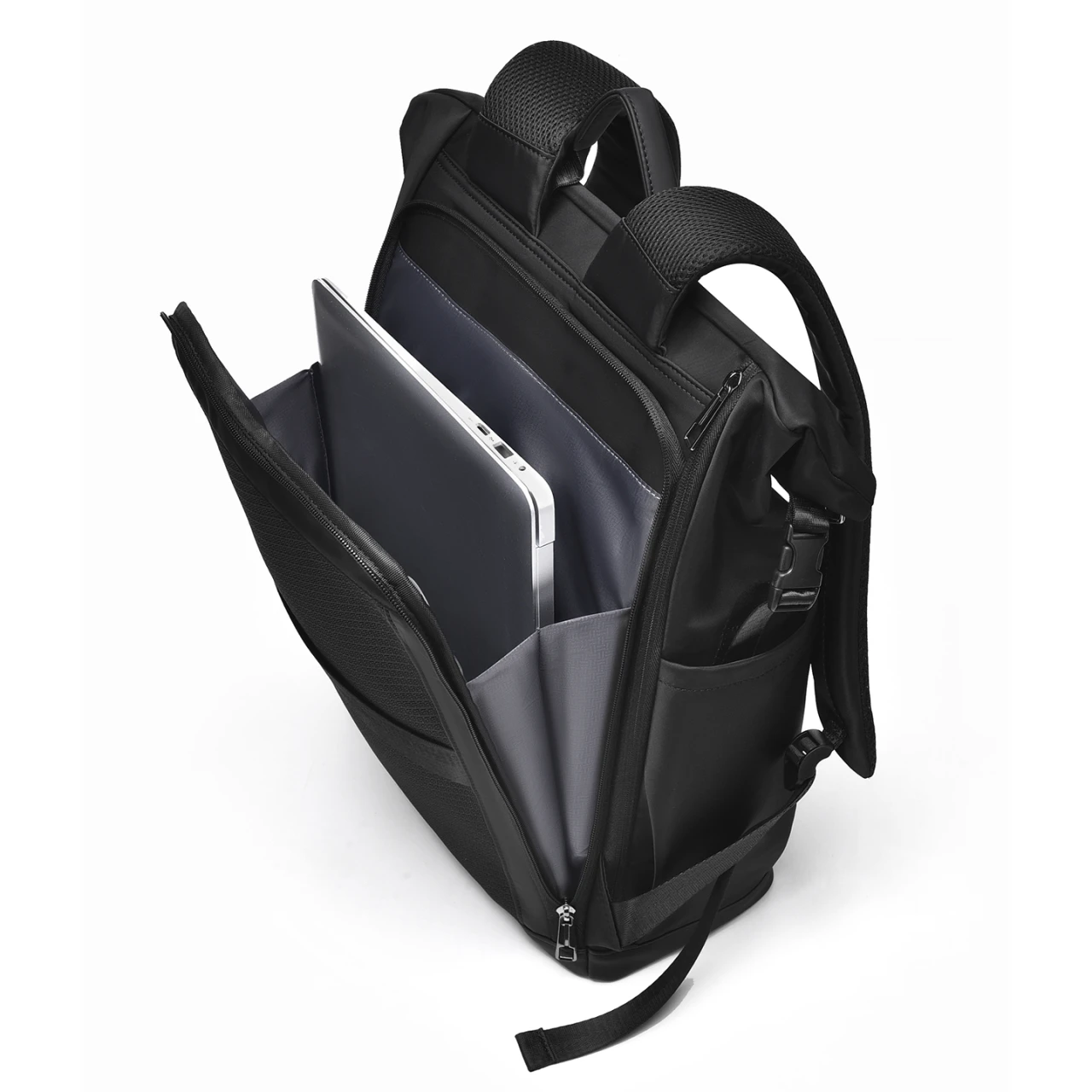 Large Capacity Men expandable multi compartment Backpack 2026 New Style Multi pocket Notebook Double Shoulder Bag schoolbag