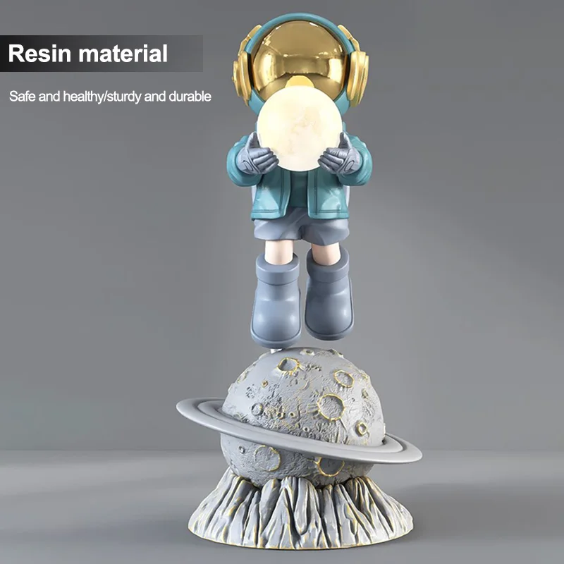 

Большая современная скульптура космонавта, домашний декор для гостиной, офиса, прихожей, украшения, космический исследователь, напольная скульптура