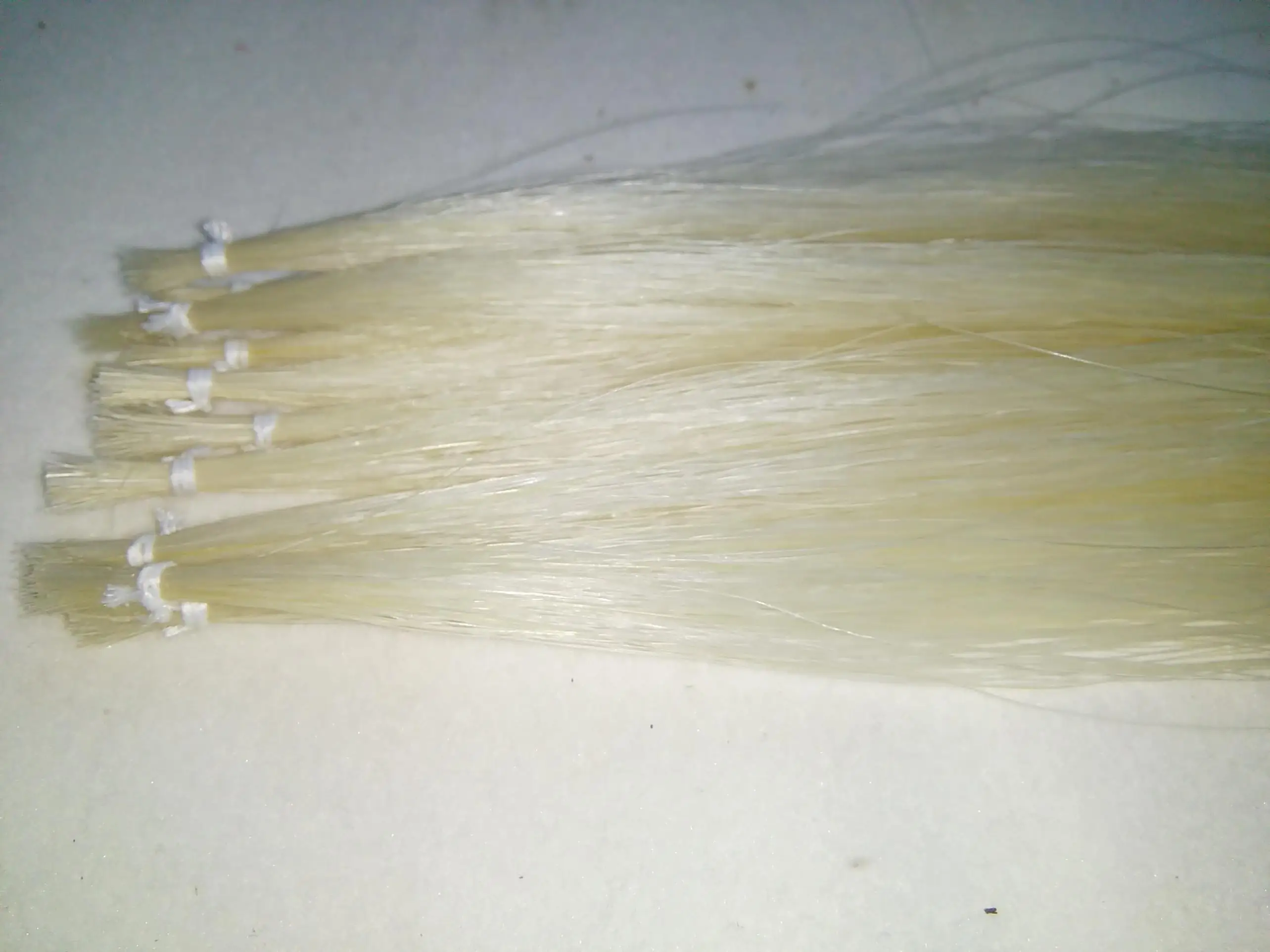 4 Hanks Best Quality 80-81cm Unbleached Siberia White Stallion Bow Hair Horse Hair