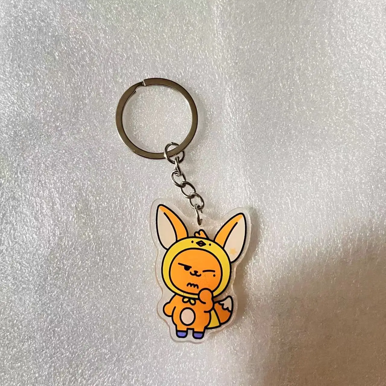 Kpop SooBin YeonJun TaeHyun Animal Transparent Acrylic Keychain Star Peripheral Bag Pendant Accessories BeomGyu Fans Gifts