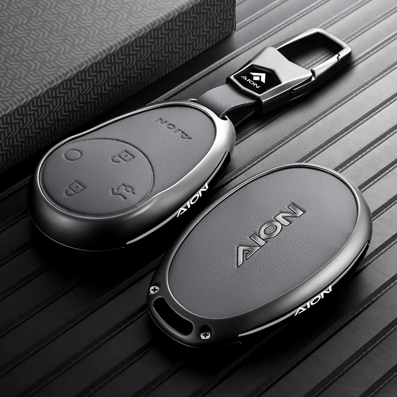 Zinc Alloy Car Key Case for Gac Aion V RT UT Y Plus 2024 2025 2026 Keychain Remote Cover Shell Housing Holder Fob Accessories