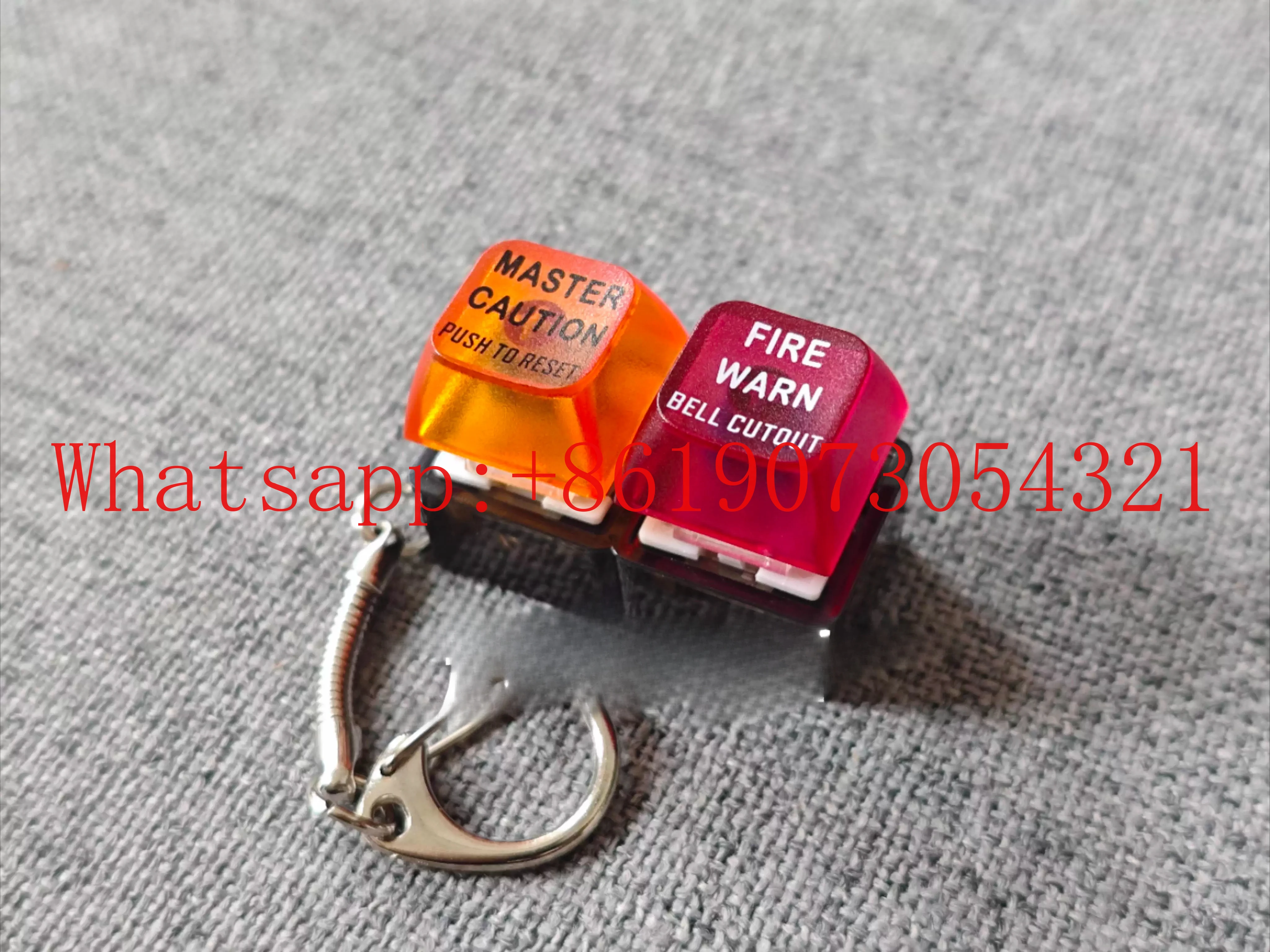 737NG 737-800 737MAX سلسلة مفاتيح ضوء التحذير الرئيسي (بدون صوت تحذير)