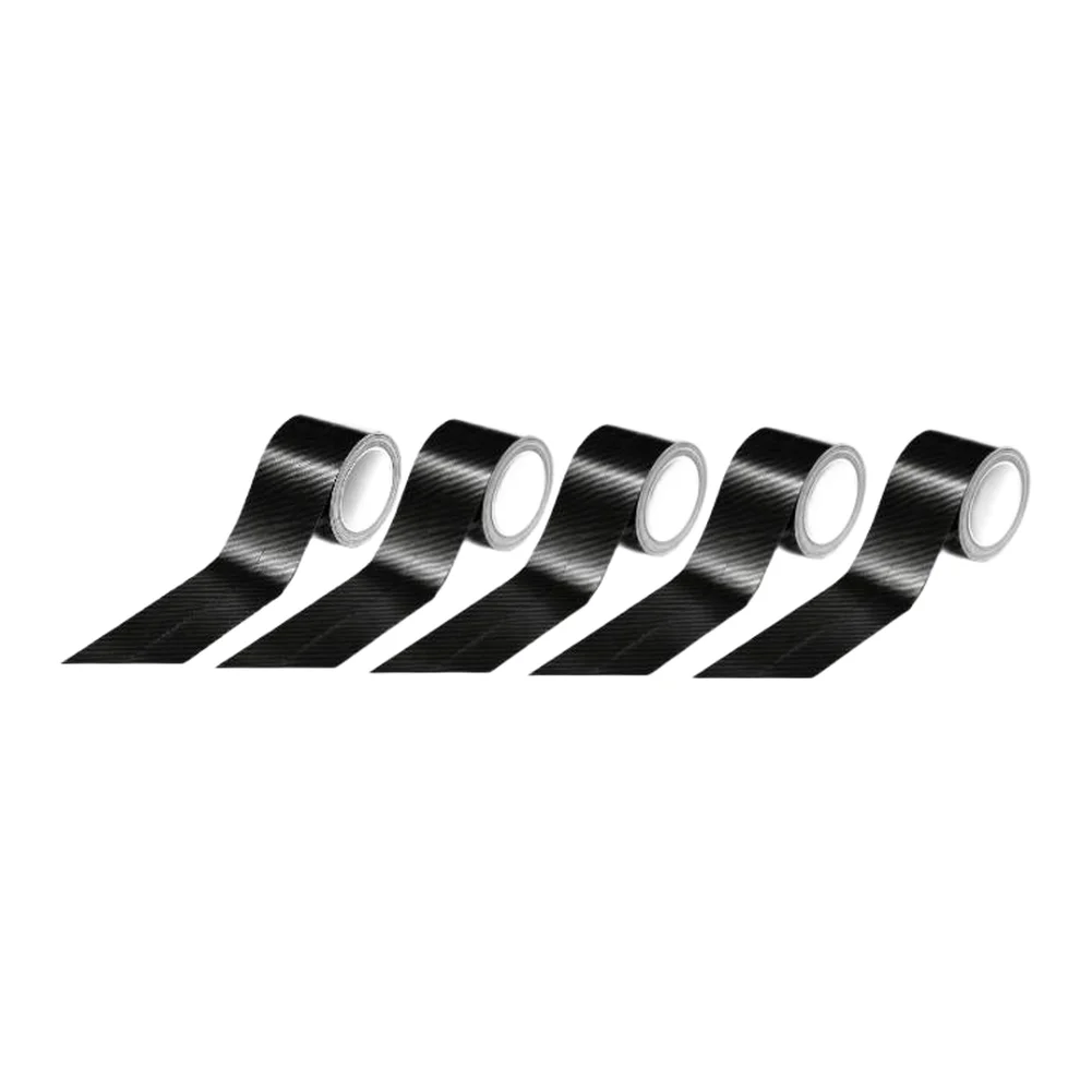 Carbon Fiber Waterproof Kitchen Seal Tape Oil Decal For Countertop Sink Gap Sealing Home Kitchen Hardware Accessory Black Parts