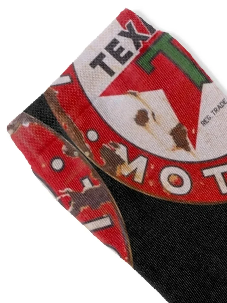 Texaco Motor Oil Badge / Sign Socks sport cycling Soccer Sports Women's Socks Men's