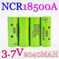 100% Original 3.7V 18500 2040mah Lithium Ion Battery NCR18500A 3.6V Battery for Toy Torch Flashlight Ect