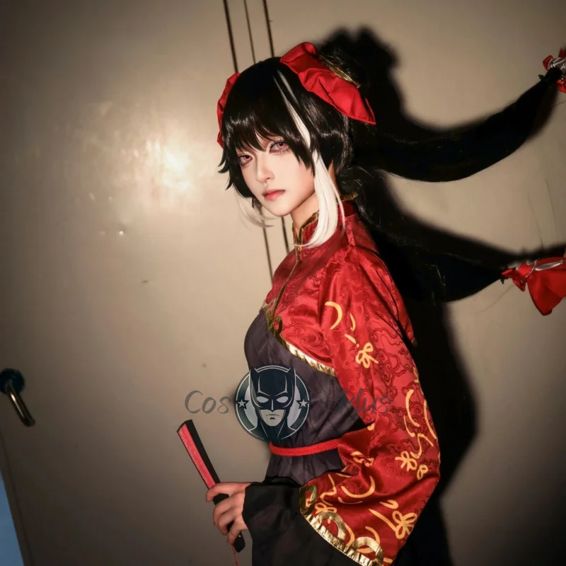 บริษัทลิมบัส ‌   เจีย ซีชุนคอสเพลย์อะนิเมะเครื่องแบบชุดกี่เพ้าสีแดงชุดฮาโลวีนปาร์ตี้คาร์นิวัลผู้ชายผู้หญิงเสื้อผ้าชุด