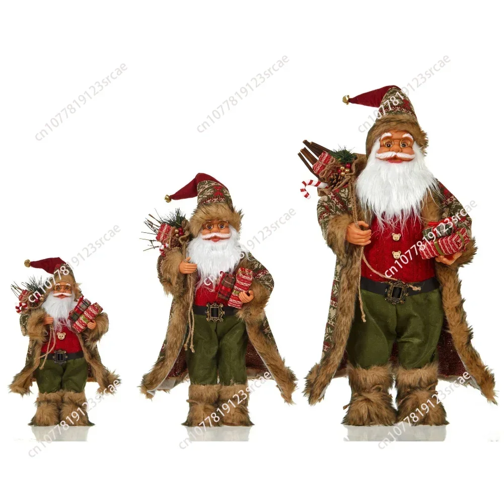 Cute 60cm Big Santa Claus Doll Christmas Doll New Year Gift Merry Christmas Decorations for Home Ornaments Natal Navidad 2025