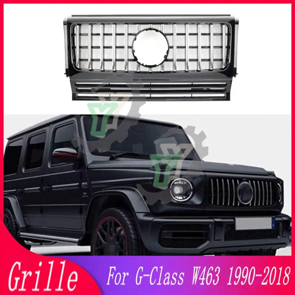 

Car Accessory Front Bumper Upper Grille Racing Grill For Mercedes-Benz G-Class W463 G300 G350 G500 G550 G63 1990-2018 GT style