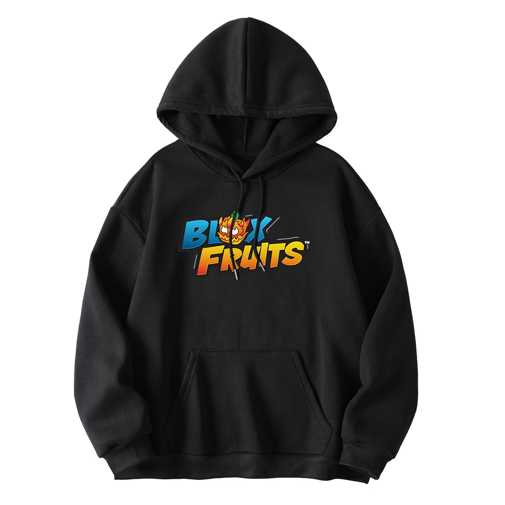 Blox fruits Merch Merch Hoodies Winter Hooded Sweet Streetwear Long Sleeve New Logo Sweatshirt Y2K