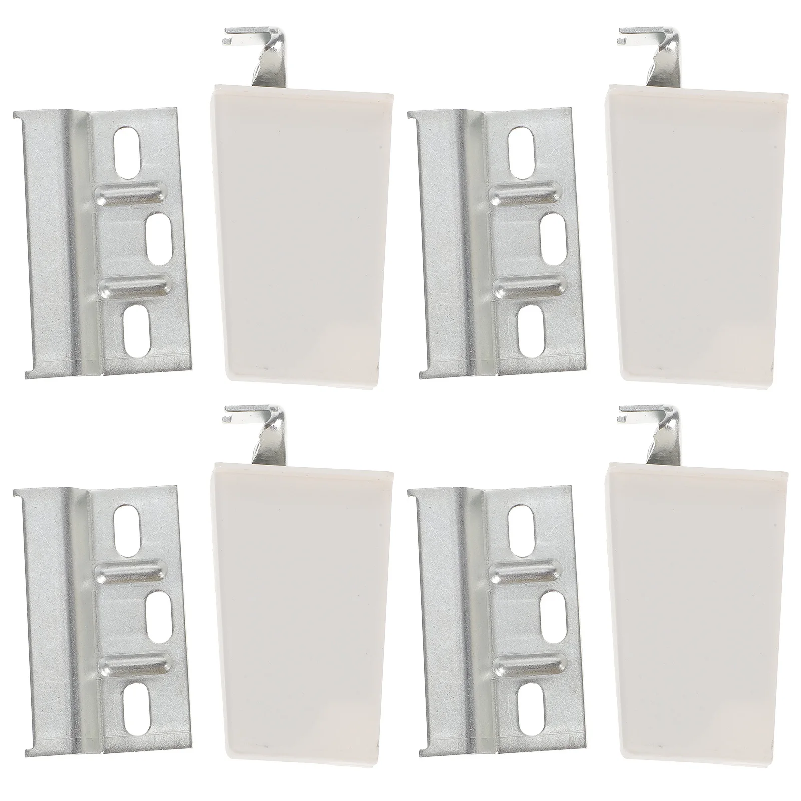 

Cabinet Hanging Hinges 4 Sets Thickened Silent Kitchen Hardware Metal Bracket Cupboard Replacement Damper Door Fittings