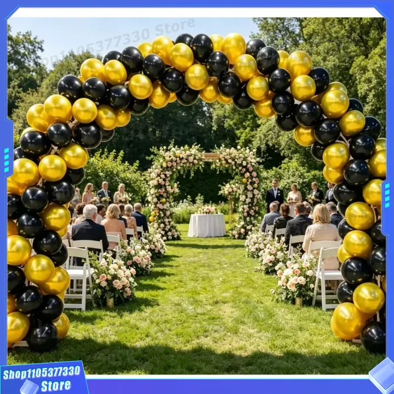 Automatic Inflatable Balloon Arch for Wedding Party Banquet Background Decoration New Popular Air Column Event Decor Supply