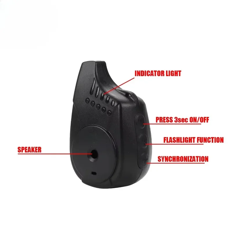 W.P.E New 4+1/set Outdoors Fishing Alarm Bite Alarms Wireless Carp Fishing Alarm Lake Fishing Accessories