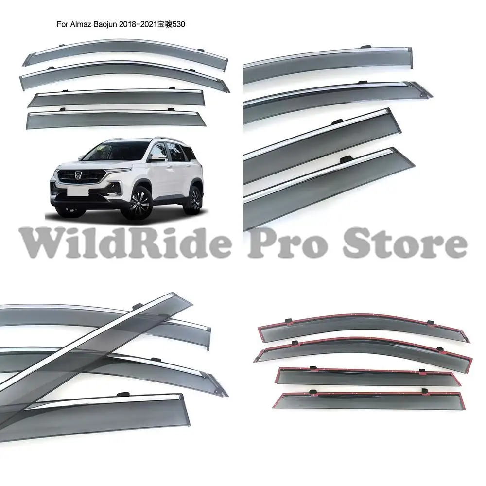

1 set Window Visor for 2018-2021 Baojun 530 Almaz Injection Molding Rain Guard Sun Shade