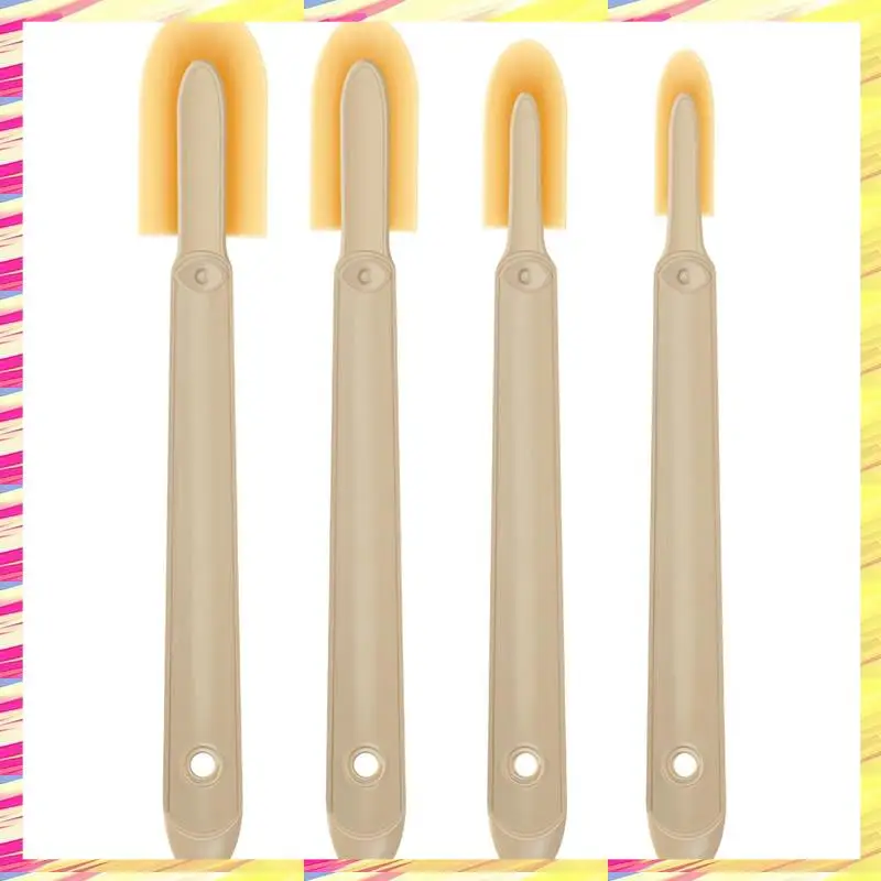 

ABJJ 4 Set Rubber Caulking Tool Silicone Caulking Caulk Finishing Tool Caulking Tips Set Caulk Applicator Tool