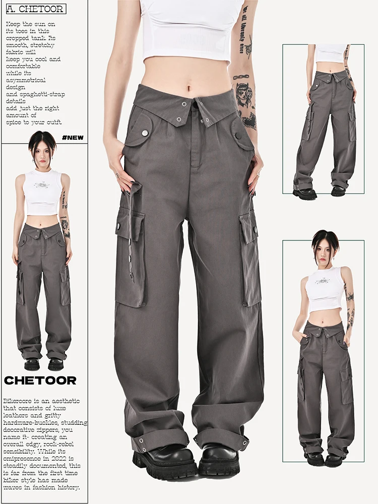 

Женские летние тонкие брюки с высокой талией, прямые, повседневные, в стиле ретро, с широкими штанинами, для работы и повседневной носки