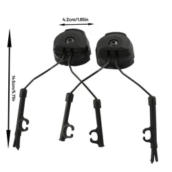 Comtac II: soporte de riel táctico Picatinny para auricular