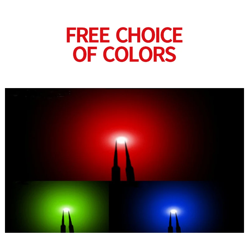 Side Mount LED Lâmpada Bead, Full Color, RGB Side Glow, Patch de sete cores, 1204RGB, 1000pcs