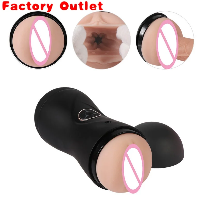 

Men's Masturbation Cup Automatic 10 frequency Vibration Intelligent Pronunciation Aircraft Cup Penis Exerciser Adult Toy