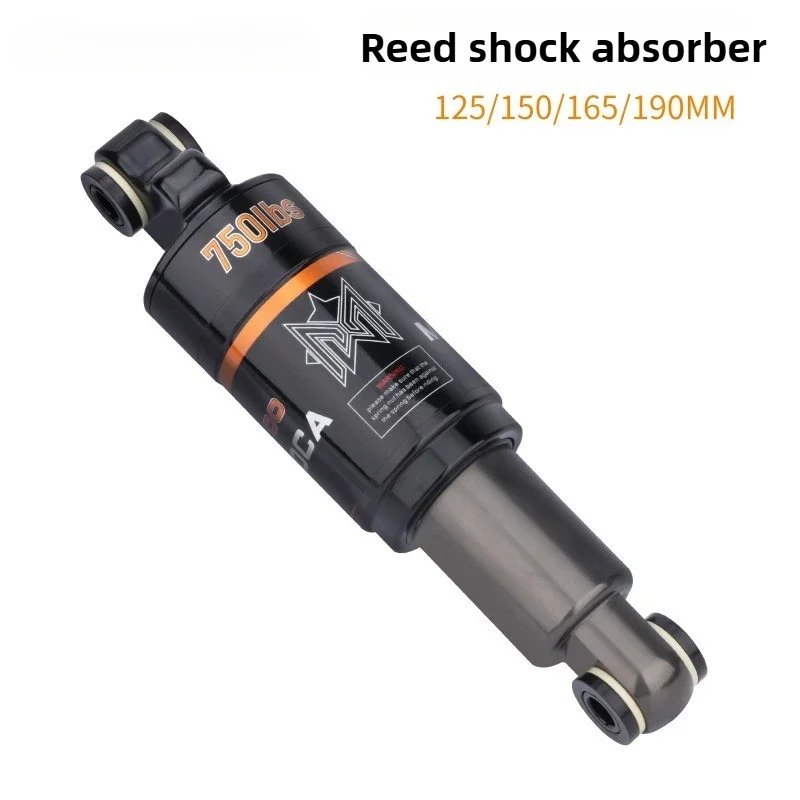 Bicycle Rear Shock Absorber 125/150/165/190mm Electric Scooter Shock Absorber Mountain Bike Oil Spring Shock Absorber