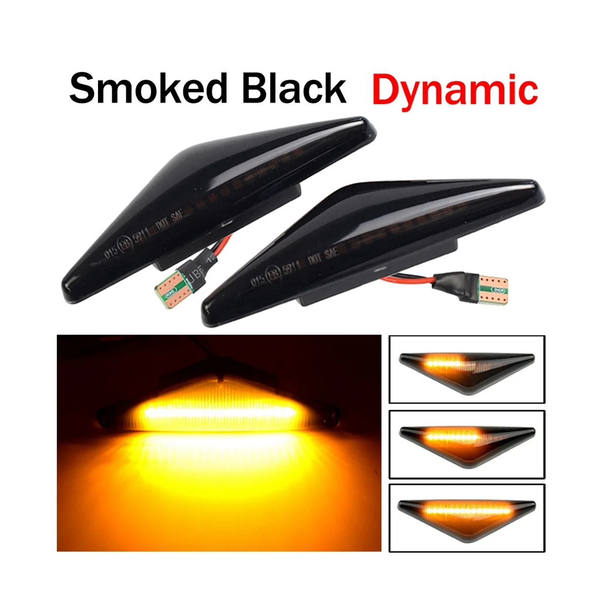 Dynamic Side Signs Streaming Turn Side Lights Side Side Lights Car for Ford Mondeo 2000-2007 MK1