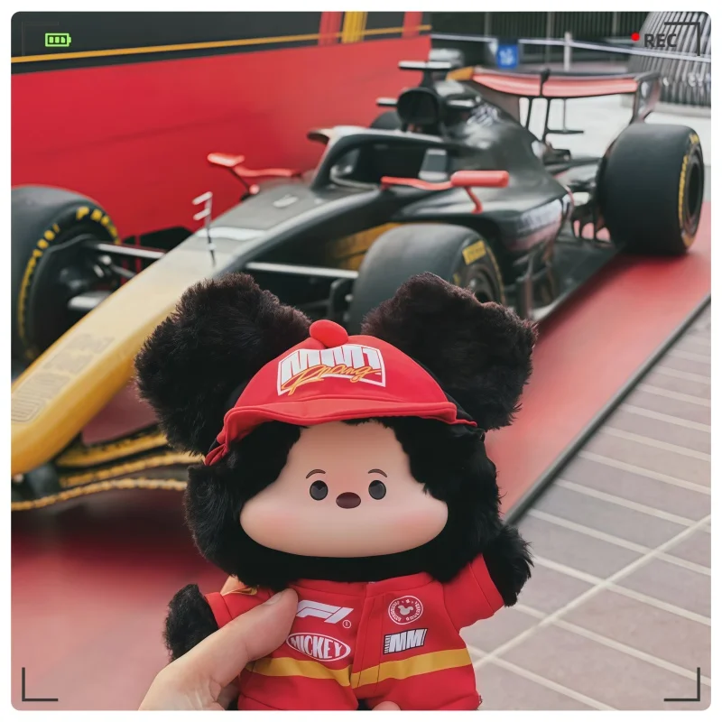 in-stock-miniso-disney-mickey-f1-speed-life-series-vinyl-plush-pendant-collectible-bag-keychain-toys-gift-for-mickey-and-f1-fans