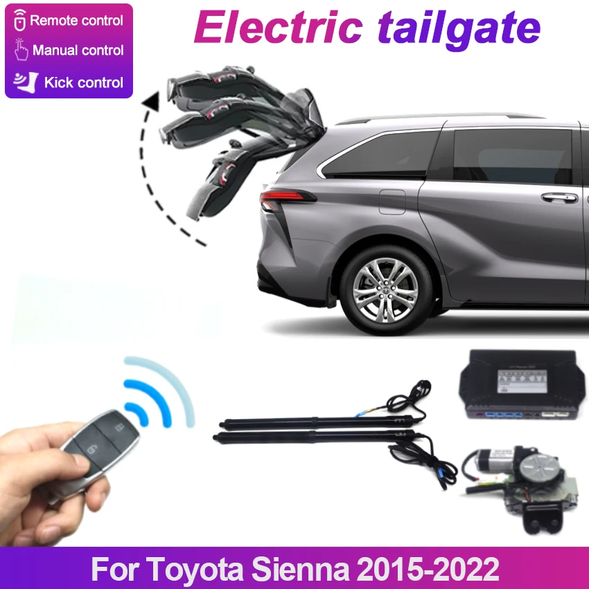 Podnośnik samochodowy z elektryczną tylną klapą dla Toyota Sienna 2015-2022 automatyczna indukcja elektronika samochodowa modernizacji podnośnika tylna klapka