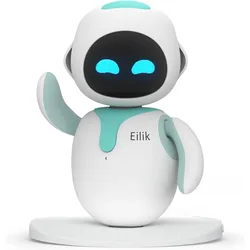 Eilik – Bonitos animais de estimação robôs para crianças e adultos, seu companheiro interativo perfeito em casa ou espaço de trabalho, exclusivo para meninas e meninos.