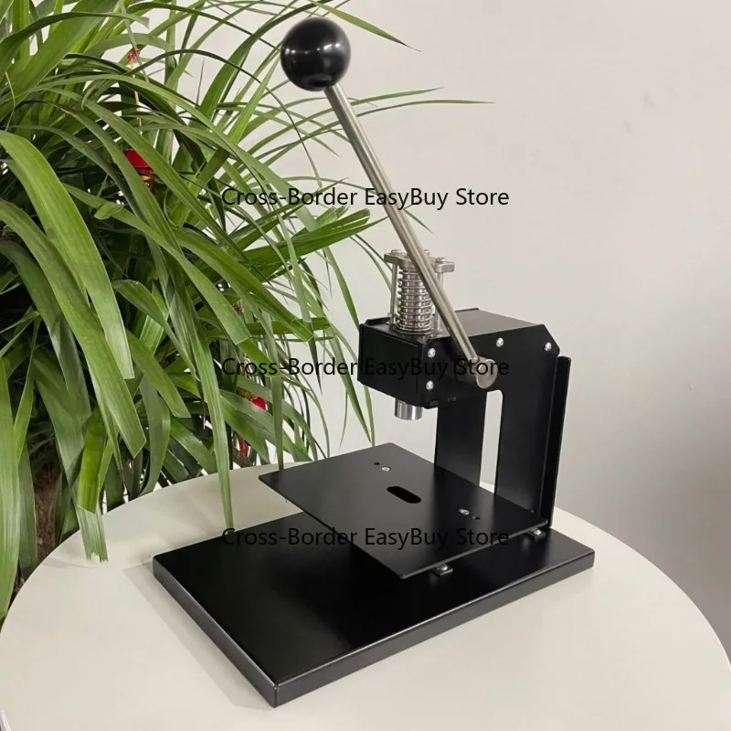Card hanging drill machine for airplanes: drills holes for supermarket hanging cards, blister packs, and butterfly card inserts