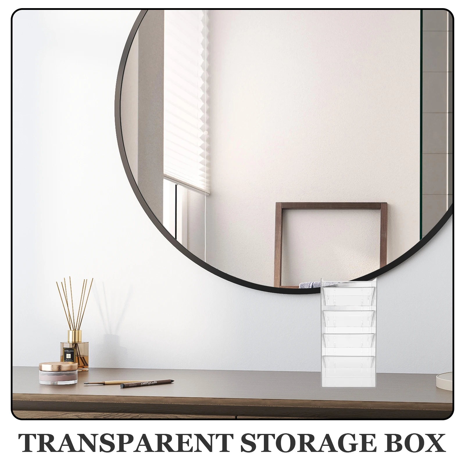 

Bathroom Storage Organizer Holder Desktop Container Small Detergent Rack Jewelry Box Home Lipstick Case Cosmetics