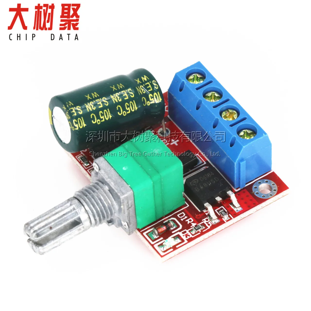 PWM DC Motor Governor 5V-35V Speed Switch 5A Switch Function LED Dimmer