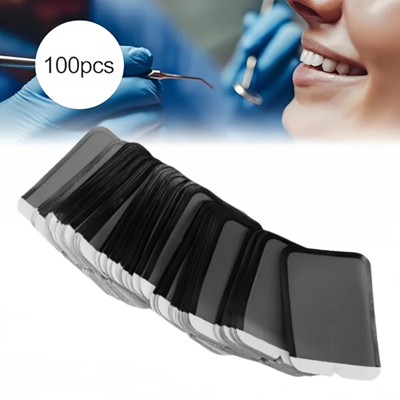 

100pcs Dental X-Ray Barrier Envelopes Disposable Protective Sleeves Sensor Cover X-ray Film Protector Sleeve(Size2) Dental Tool