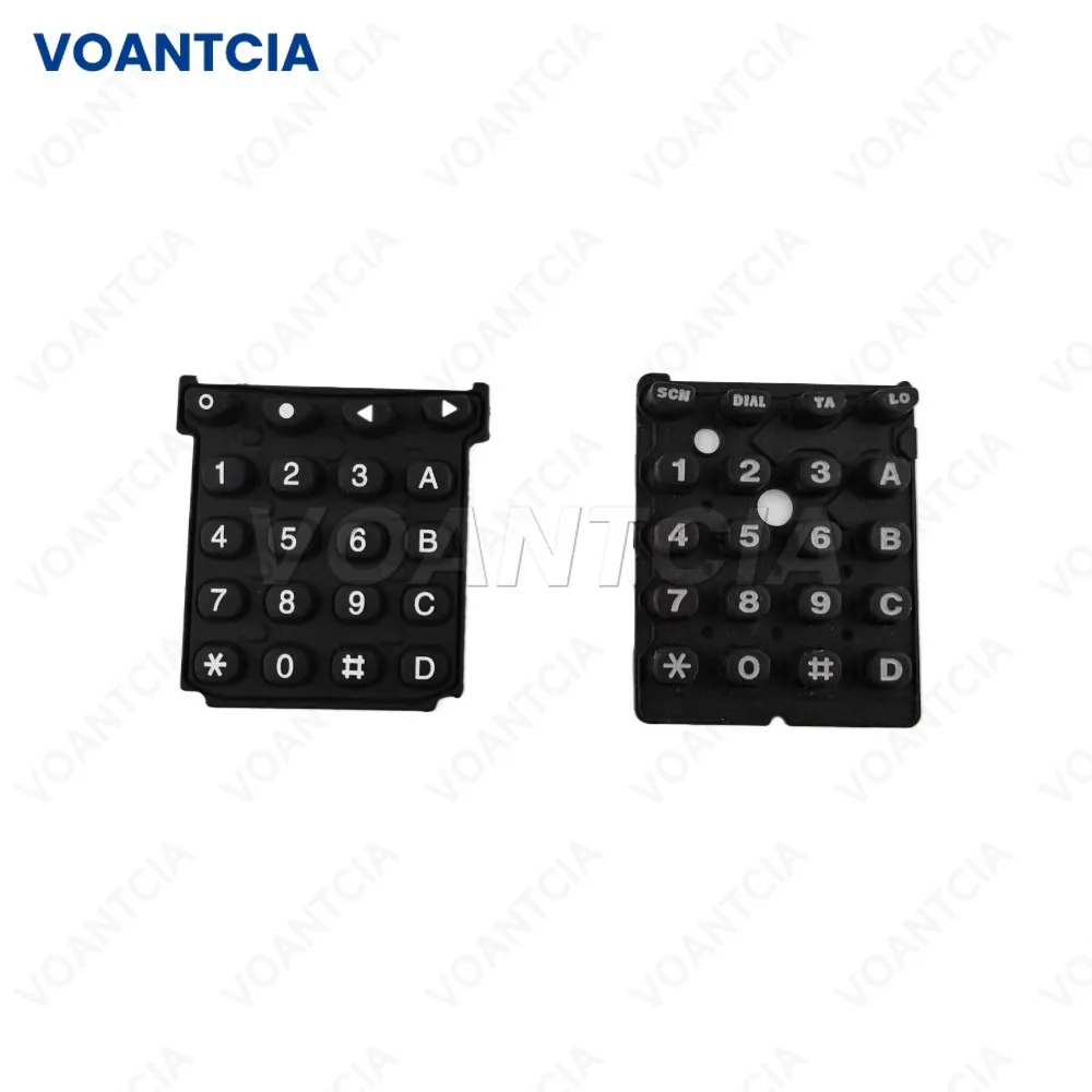 5pcs Digital Number Keypad Button Rubber Keyboard For Kenwood TK-378 TK-378G TK378 TK378GRadio Walkie Talkie Accessories